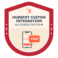Custom Integration HubSpot Accreditation Badge Custom Integration HubSpot Accreditation Badge